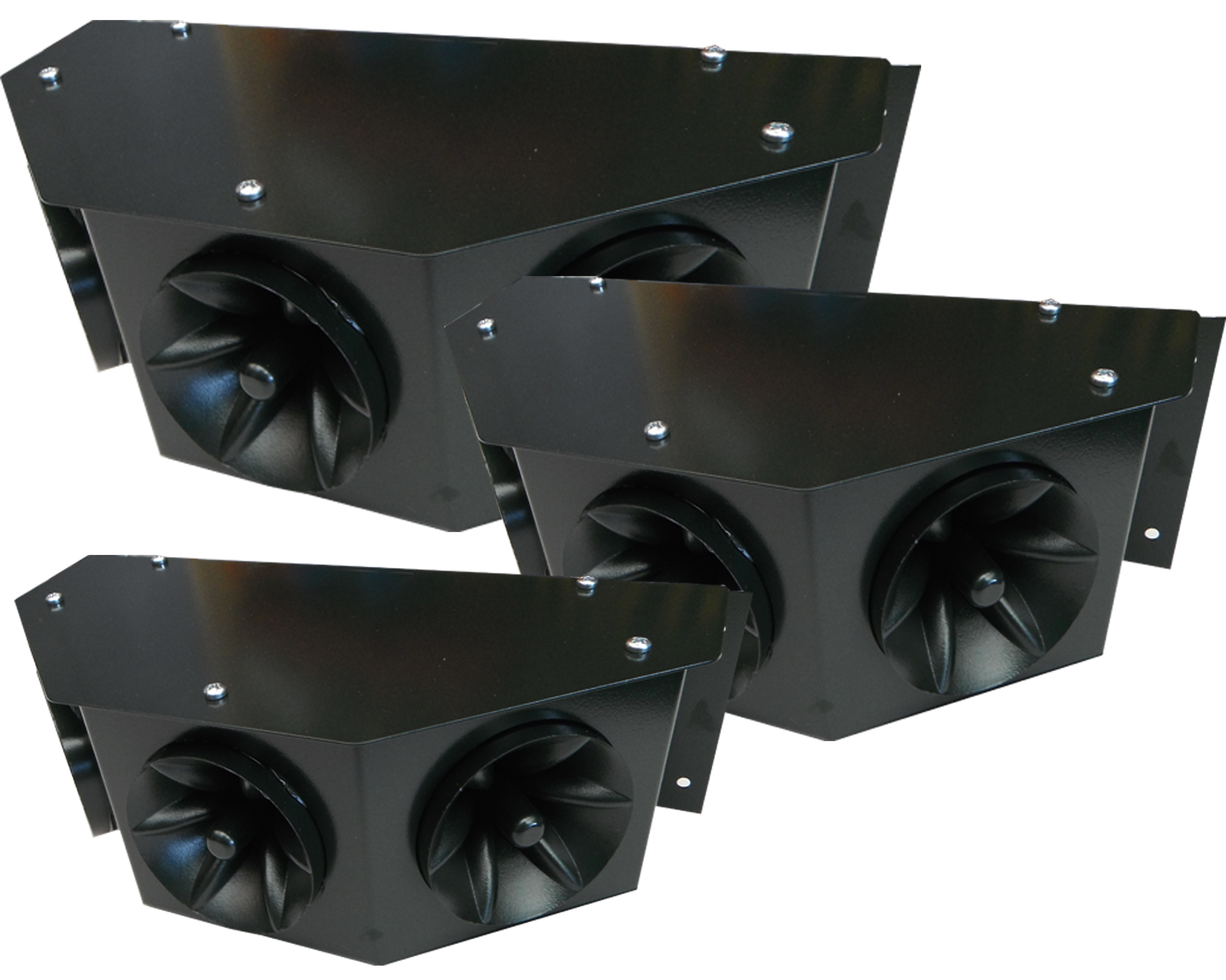 TP-3W PIEÈZO  ULTRA SOUND 3 weg Pieèzo\'s  uit gelakt (verzinkt)staal